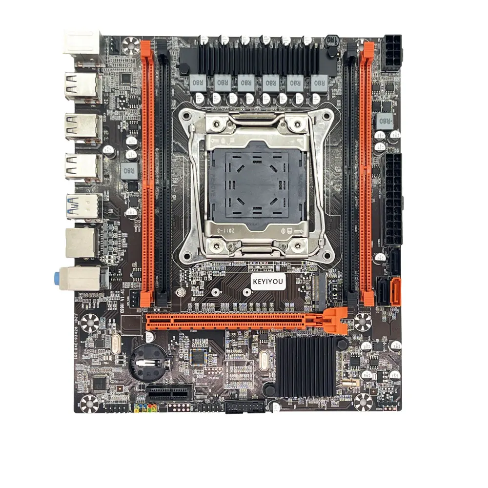 Imagem -02 - Placa-mãe com Kit Combo Xeon e5 2680 v4 64gb 4x16gb 2133mhz Memória Ddr4 Reg Ecc Nvme M.2 Usb 3.0 e5 2680v4