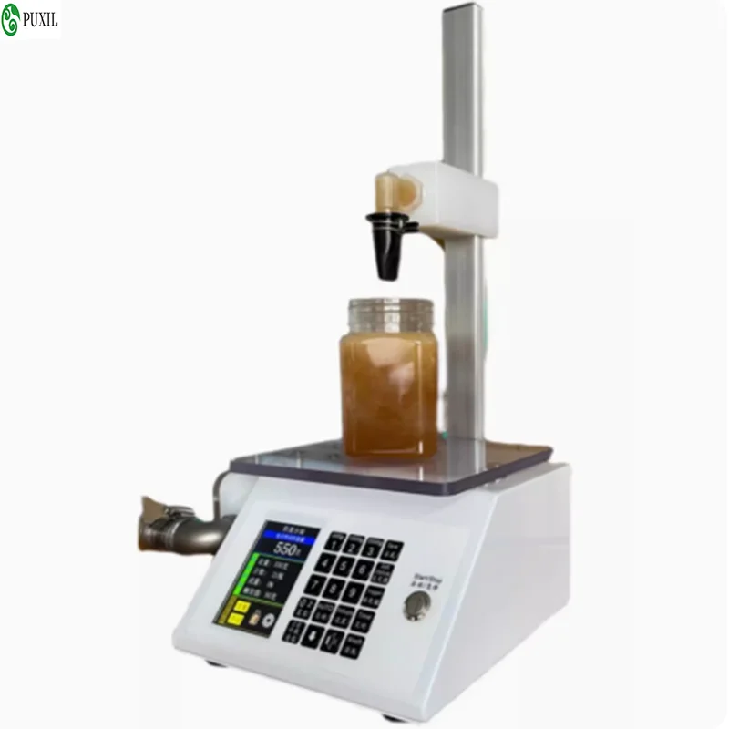 110V-220V CNC Commercial Honey Filling Machine Quantitative Weighing Viscous Honey Filler Food Anti Drip and Leakage