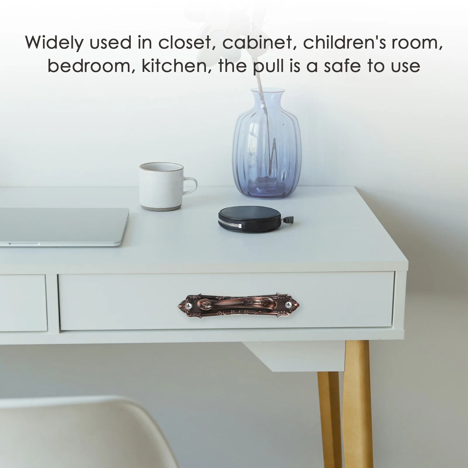 

2pcs Cabinet Knobs Pulls Style Door Handle For Wardrobe Closet Kitchen Drawer Pulls Zinc Alloy Retro Furniture Handles