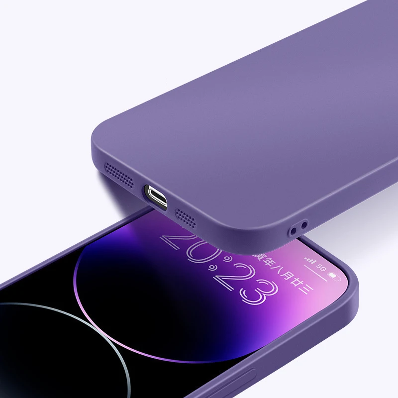 Original Silikon Magnetische Ring Halter Fall Für iPhone 11 12 13 14 15 Pro XS Max XR XS X 8 7 stoßfest Funda Abdeckung – Detail 5