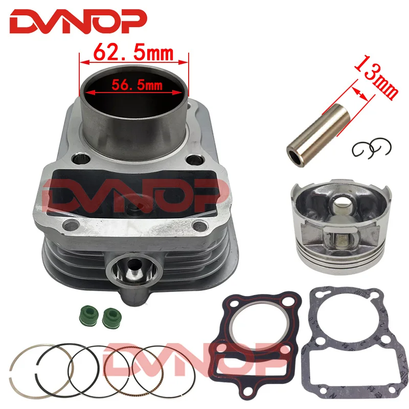 

Motorcycle Cylinder Piston Ring Gasket Kit for Honda XF125 XR125 L 2003-2011 NXR125 NXR 125 BROS 2003-2006