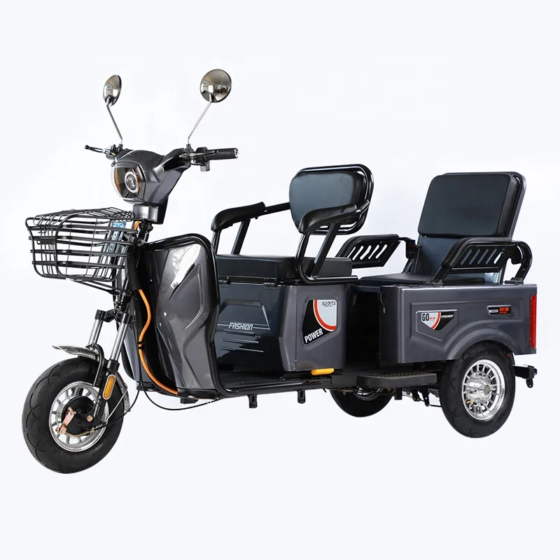 Export quality cheap electric tricycle 48V high speed cheap electric three-wheeled motorcycle