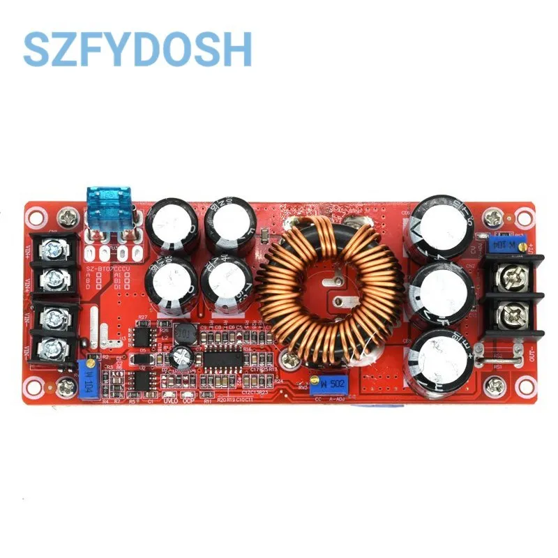 1200W 20A DC-DC Boost Converter Step Up Power Supply Module 10-60V To 12-83V Adjustable Voltage Charger