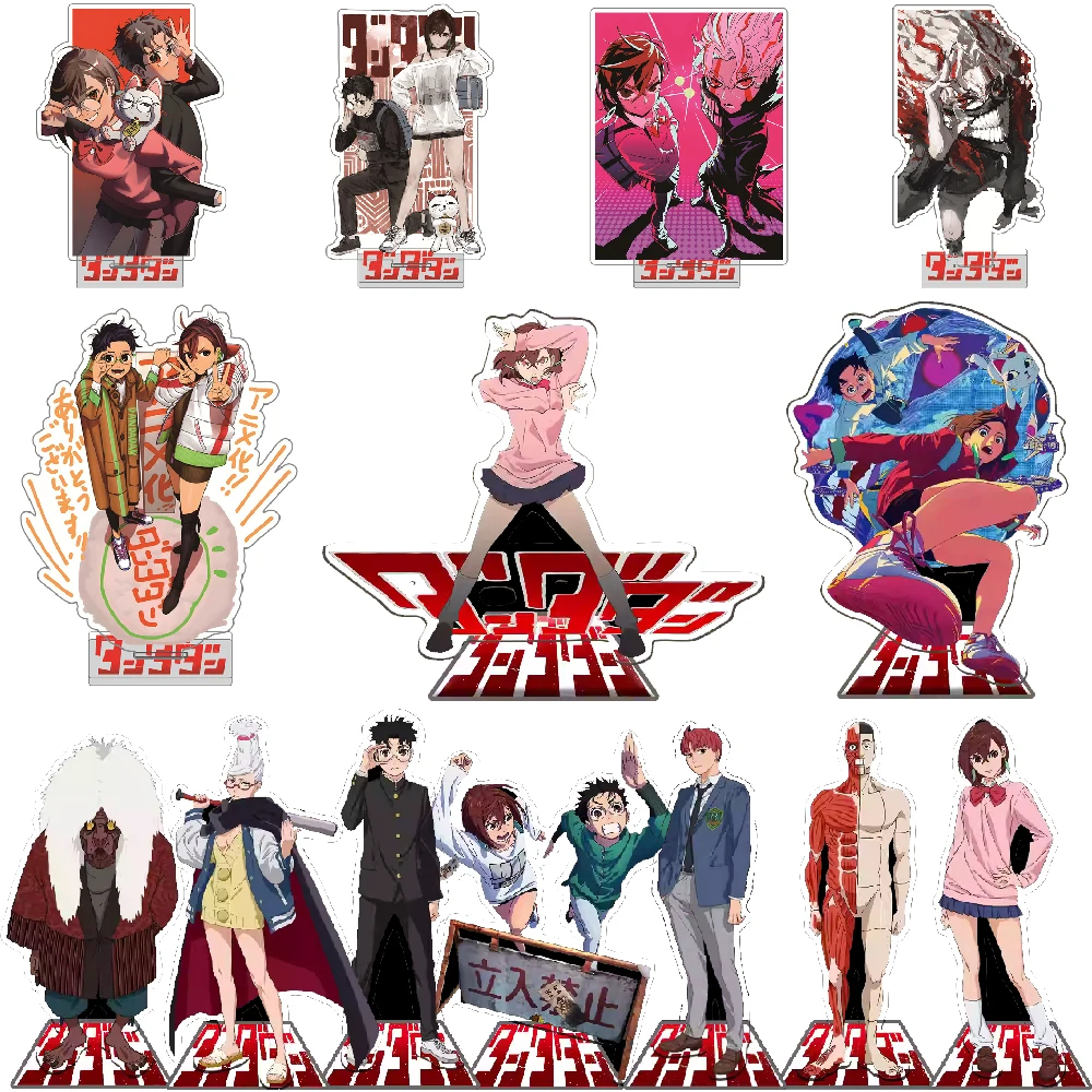 Anime Dandadan Momo Acrylic Keychain Stand Model Plate Fans Bag Gift Figure Display Fashion Cosplay Ornaments Decoration 15cm