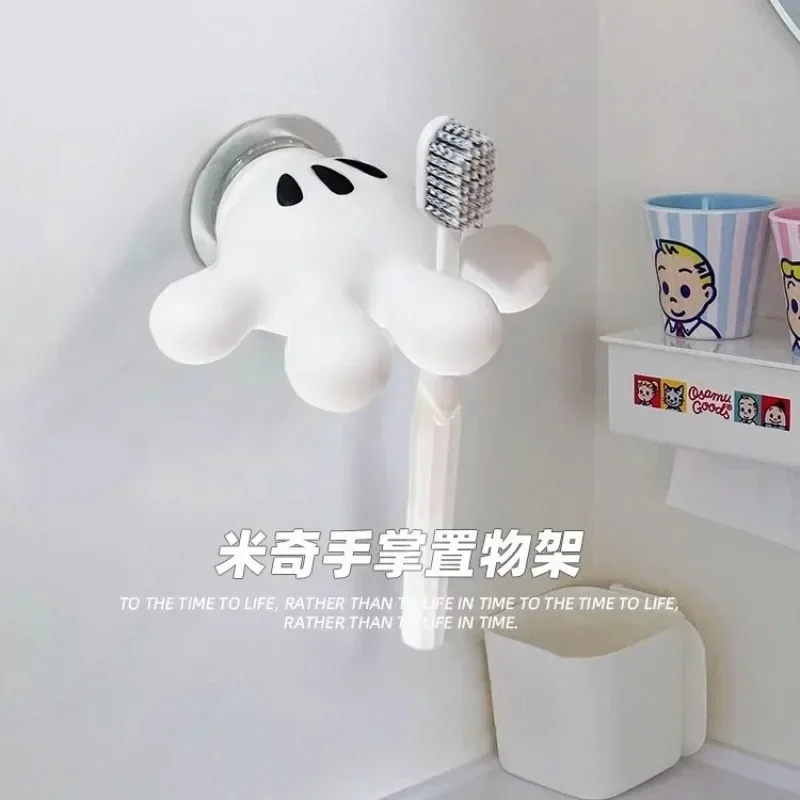 Creative Palm Toothbrush Holder Punch-Free Wall Hook Suction Cup Razor Rack Holder Bathroom Shower Kitchen Organizer