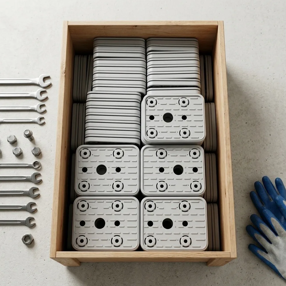 5pcs Vacuum Suction Pod Kit for CNC Router Tables Featuring Standard Dimensions and Vacuum Chuck Compatibility