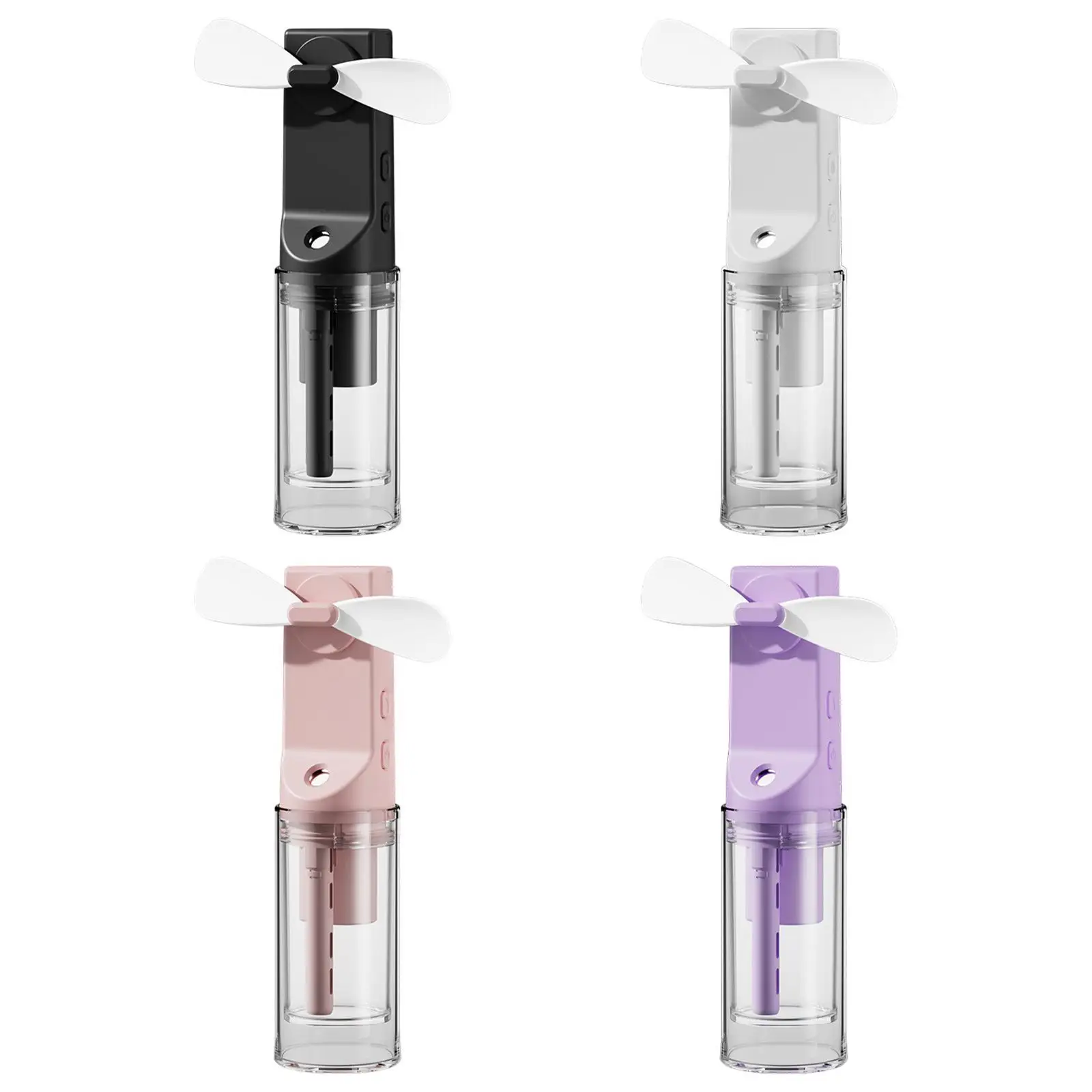 Portable Misting Fan, Mini Spray Water Mist Fan, Rechargeable, Handheld Personal Mister ,Summer Cooling Fan for Women Camping