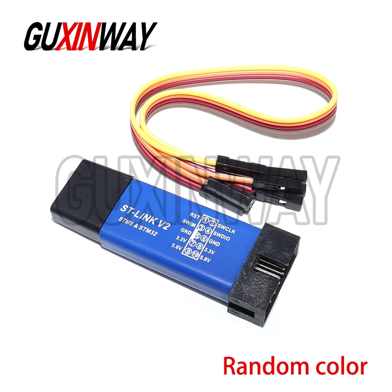 ST-Link V2 stlink mini STM8 STM32 ST LINK Simulator Download Programming With Cover DuPont Cable ST Link V2