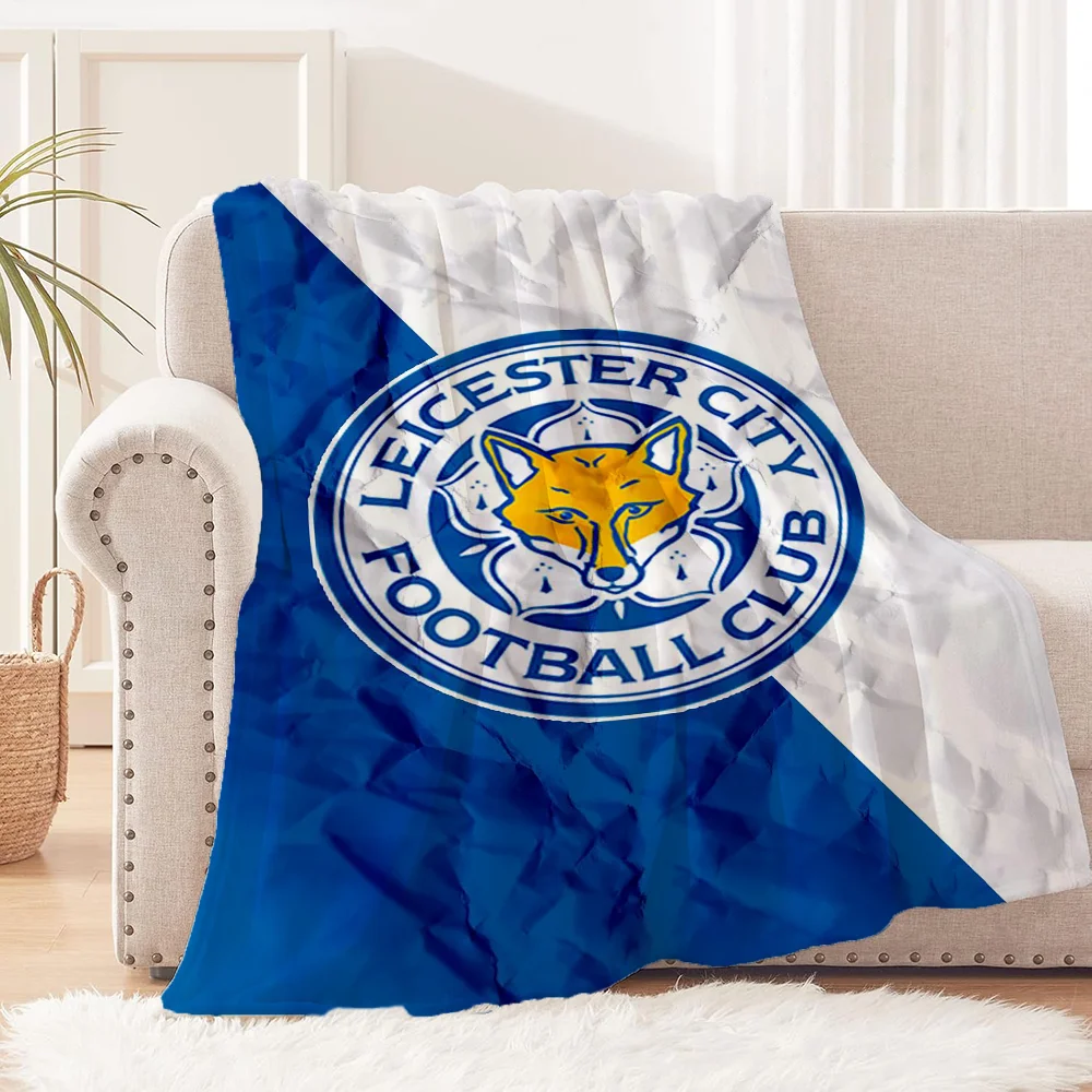 L-Leicester City F.CS Sofa Blankets Characters Football Knee Blanket for Sofa Decoration Cute Throw Blanket King Size Cobija