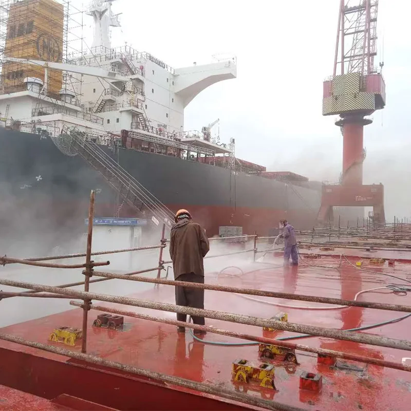 محرك منظف عالي الضغط جديد 150 ميجا باسكال لإزالة الصدأ للتنظيف الصناعي على سطح السفن #6