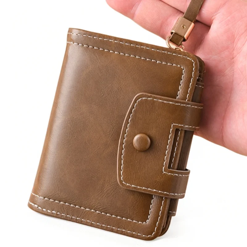 محفظة خفيفة الوزن وبسيطة محمولة وأنيقة ومتعددة البطاقات للرجال والنساء #5