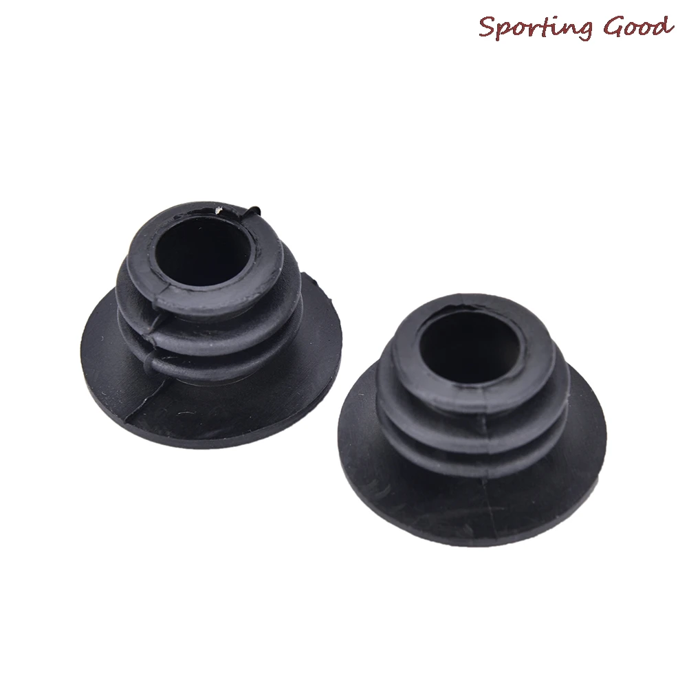 1 Pair Black Bike MTB Mini Rubber Grip Handlebar Bar End Plugs Stoppers Caps Bicycle Parts