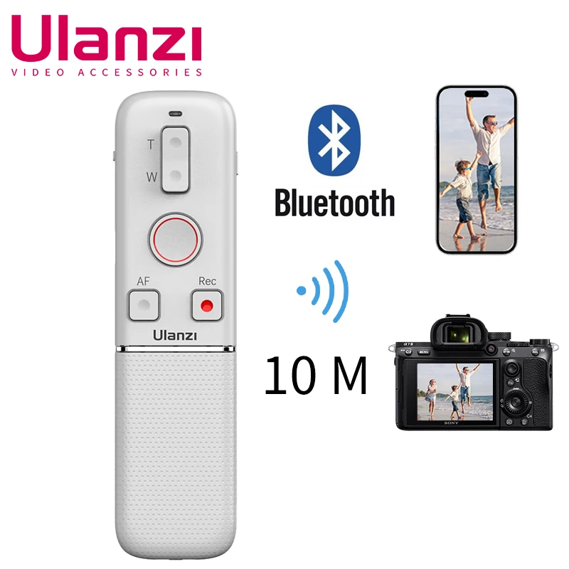 Ulanzi AS006 Camera Bluetooth-compatible Remote Controller For Sony Nikon Canon For Phone Xiaomi iPhone Huawei BT Control Selfie