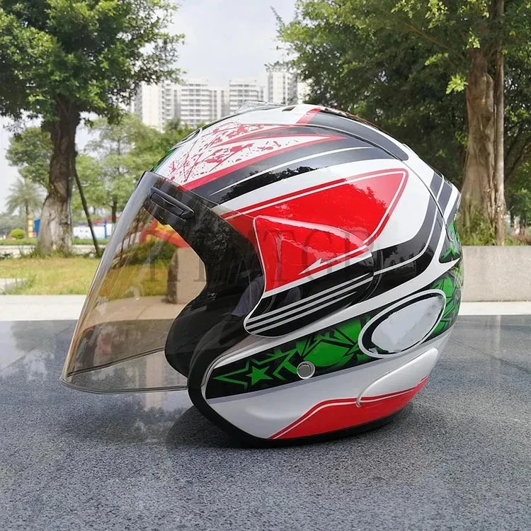 

Ram3 Hayden 4 Green Half Helmet Men and Women Motorcycle Off-Road Summer Helmet Downhill Racing Mountain Cross Casco Capacete