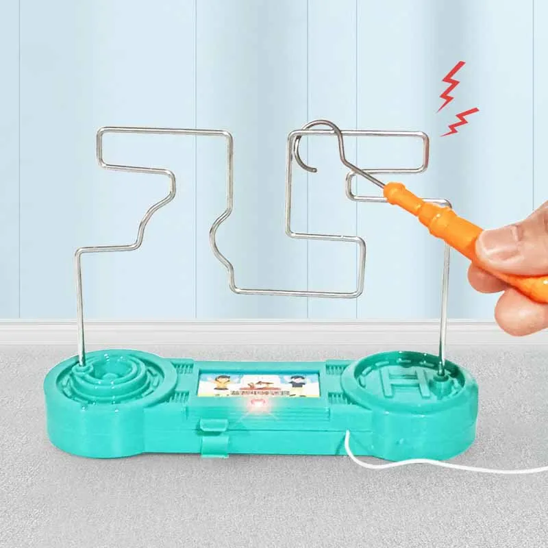 New Creative Fun Shock Wire Maze Electric Touch Maze Wire Board Science Experiment Game Concentration Exercises Toys