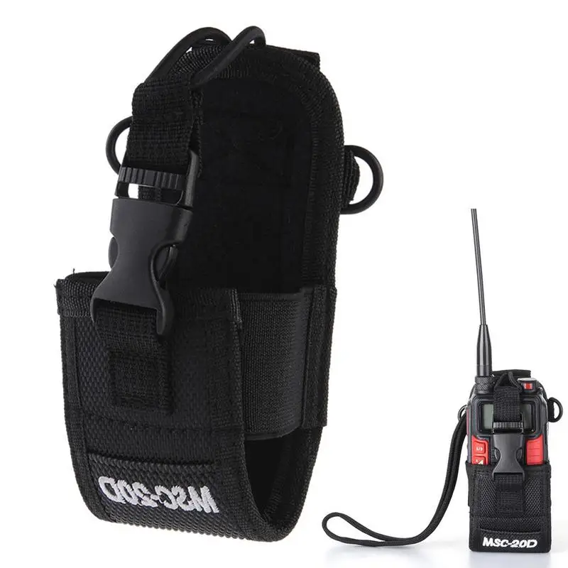 

Hight Quality Interphone Universal Nylon Cloth Cover MSC20D Walkie Talkie Holster