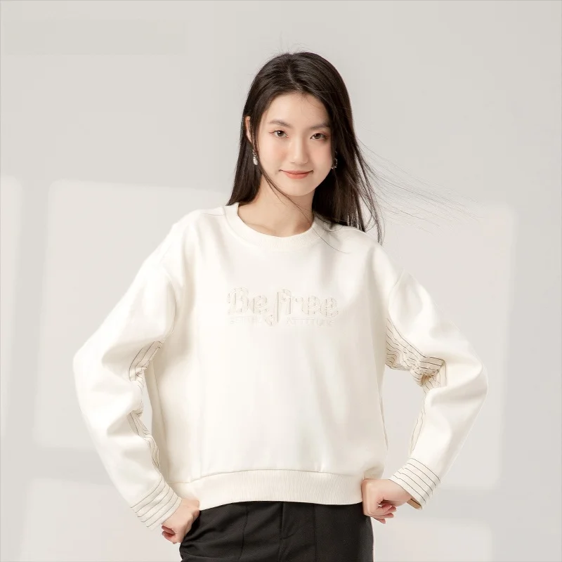 

Новая весенняя коллекция Dailanzhi: базовый свитшот с круглым вырезом, толстовка из ткани Cosite с длинными рукавами