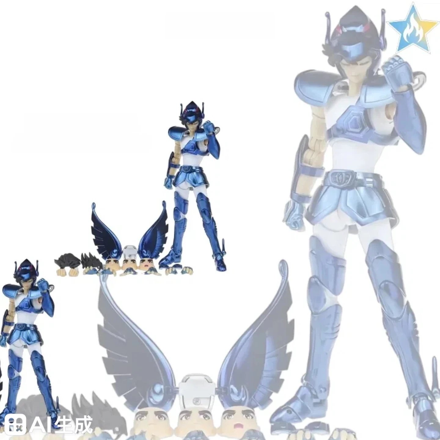 

В наличии # Священный миф о стойкой вере # Шлем Red Star GT Pegasus Blue Version EX Pegasus
