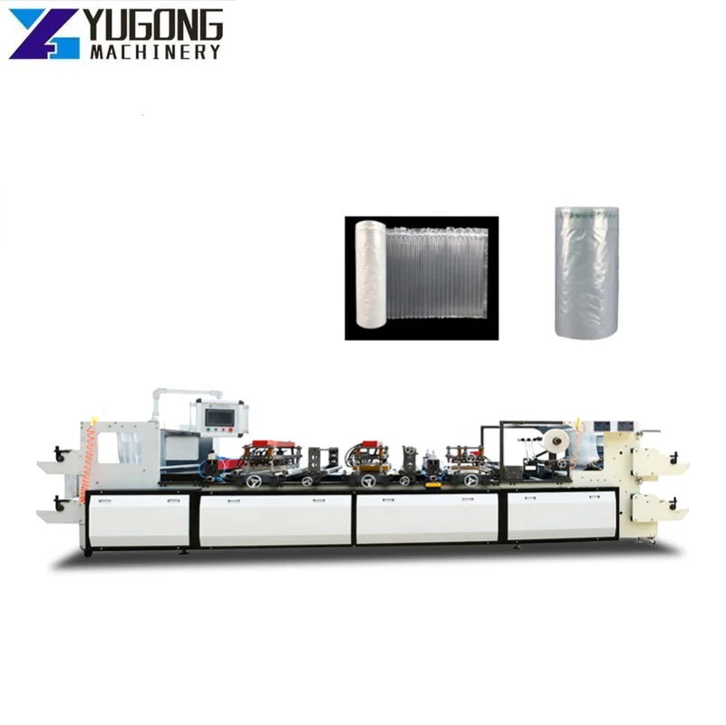 Crashproof Package Air Cushion Air Column Roll Making Machine Cylindrical Anti-collision Air Bag Production Machine