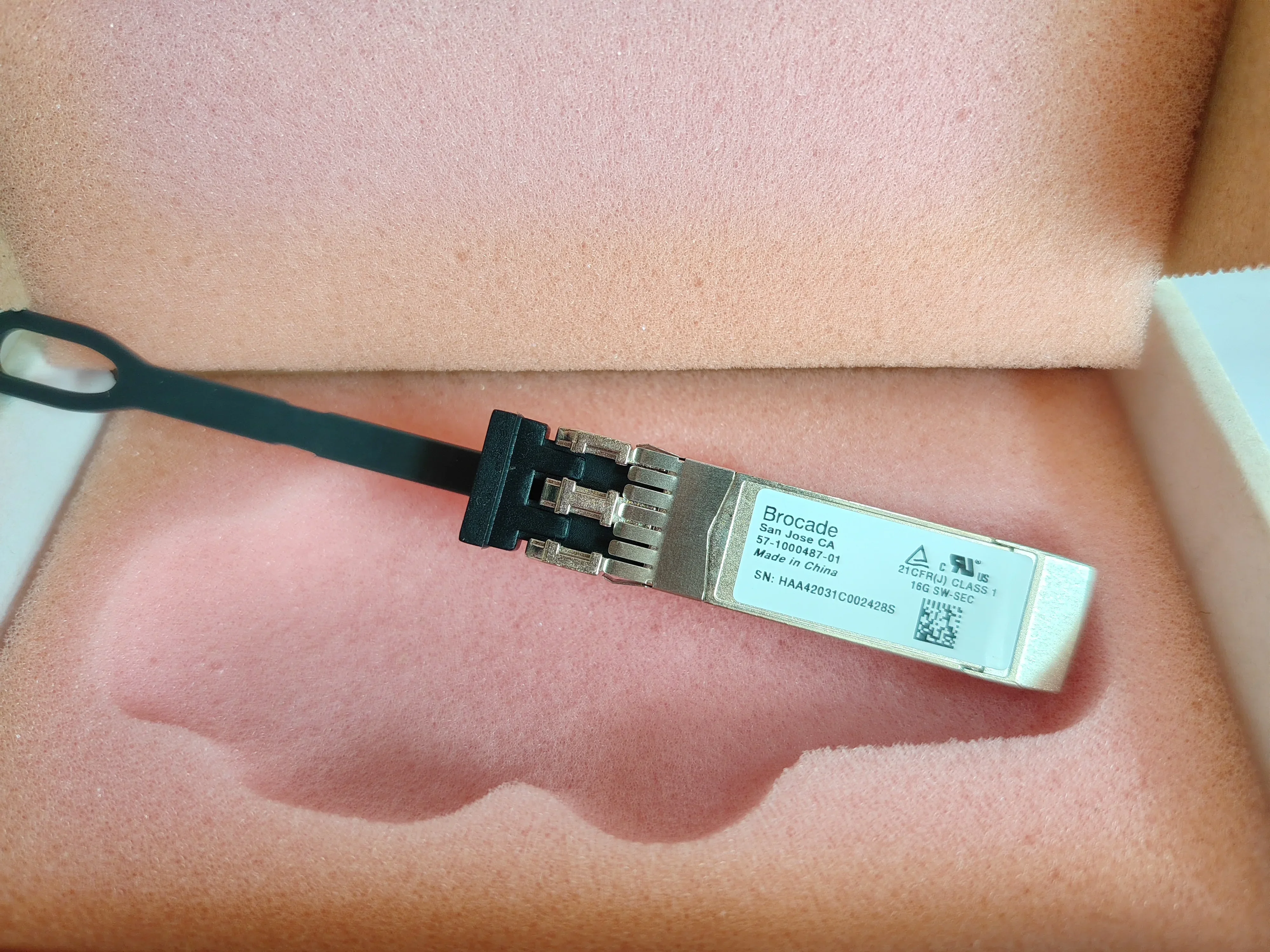 ブロケードsfp-16gb光トランシーバー-57-1000487-01-swl-xbr-000192-193-16g-sw-sec-16g-fc-sfp-850nm-100m-16gスイッチポートモジュール