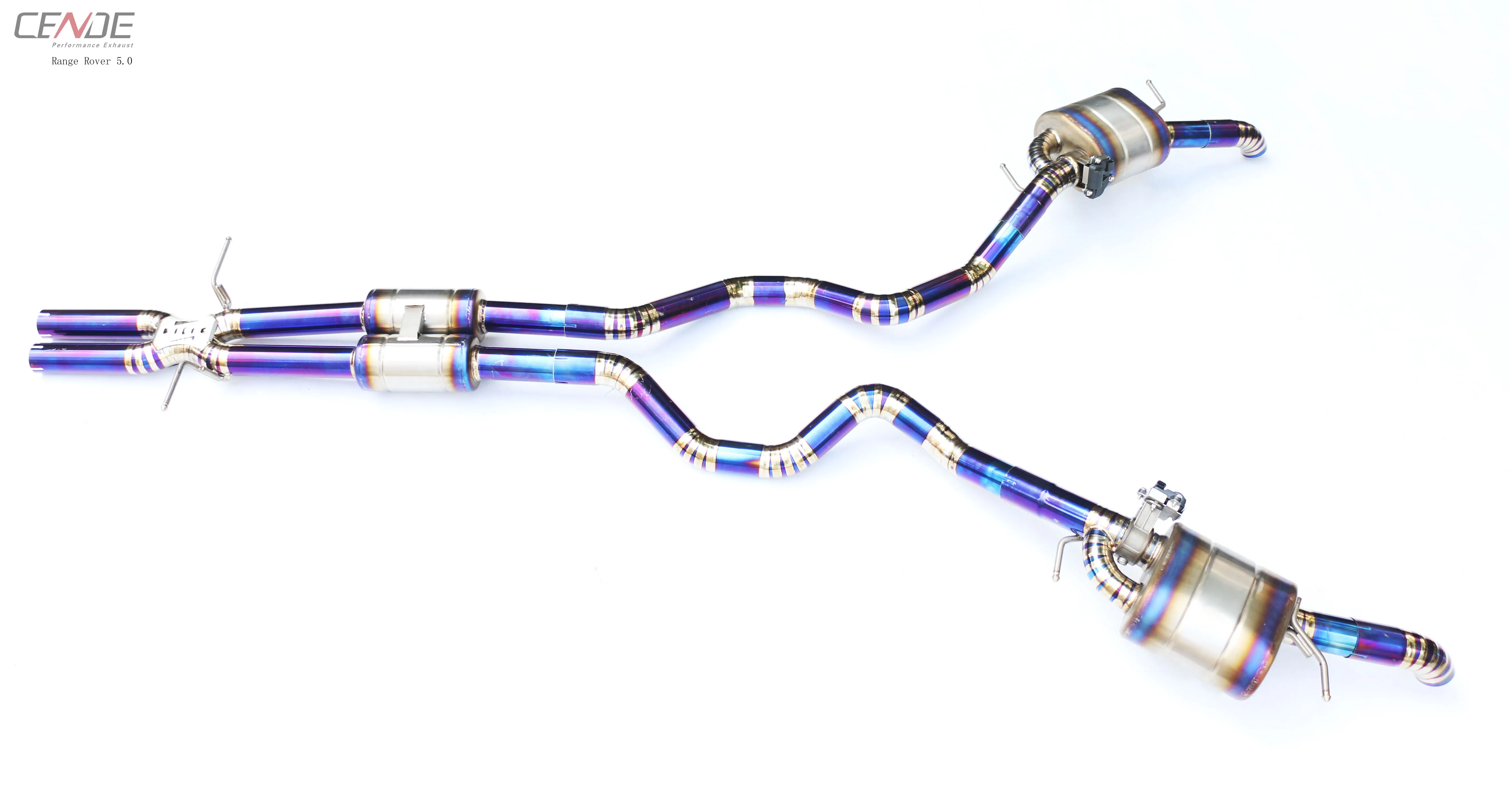 Most Popular Car Exhaust Titanium Alloy  Valve Exhaust Muffler Electric Catback for Range Rover 5.0T