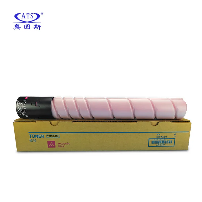 1PC TN514 CMY400g BK500g TN Toner Cartridge For Konica Minolta C458 558 658 458 C558 C658 Compatible Toner Powder