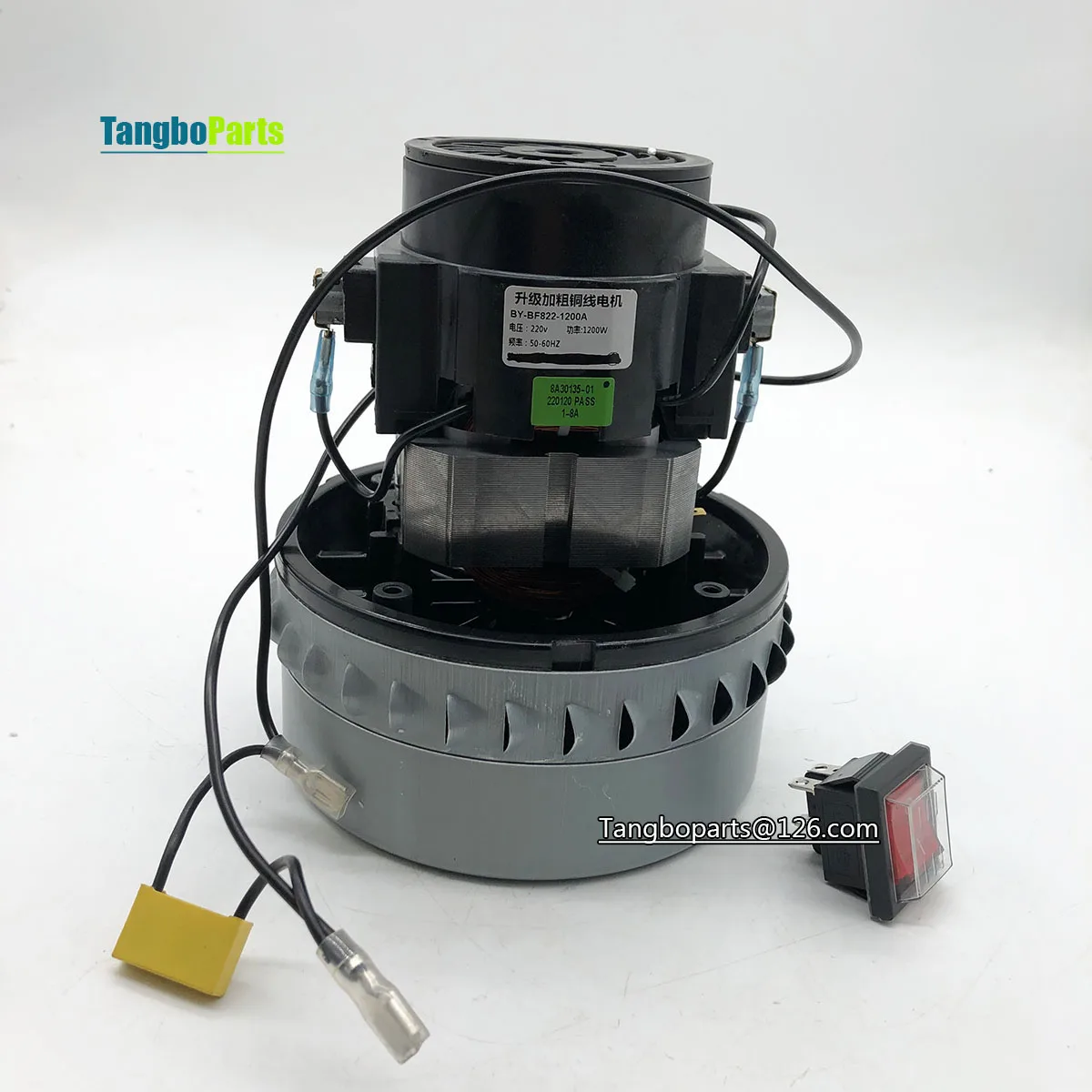 Vacuum Cleaner Spare Parts BY-BF822-1200A 1200W Single Phase Series Excited Motor For Vacuum Cleaner