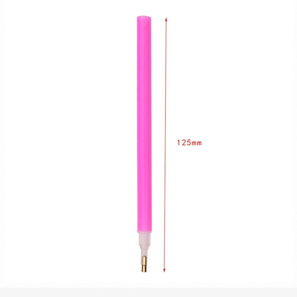 

L67A Pro 10 Pieces of Diamond Drawing Stick Drill Pen, Copper Tip Drill Pen Tool, Square Diamond Round Diamond Correction Pen