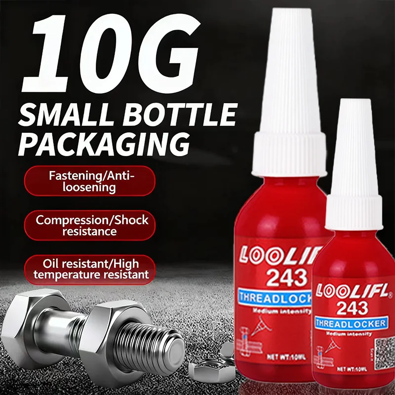 المسمار الغراء مكافحة تخفيف الربط اللاهوائية الغراء مقاومة للتآكل ارتفاع درجة الحرارة مقاومة الموضوع ختم الغراء #1