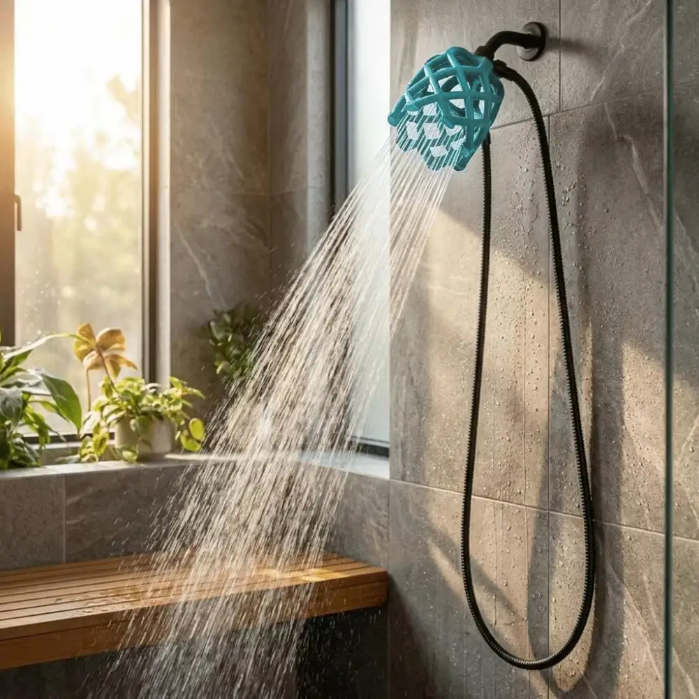 

Shower Head Replacement 3d Printed Hollow Woven Rainfall Shower Head Clog-free Easy Clean Bathroom Accessory High-flow Handheld