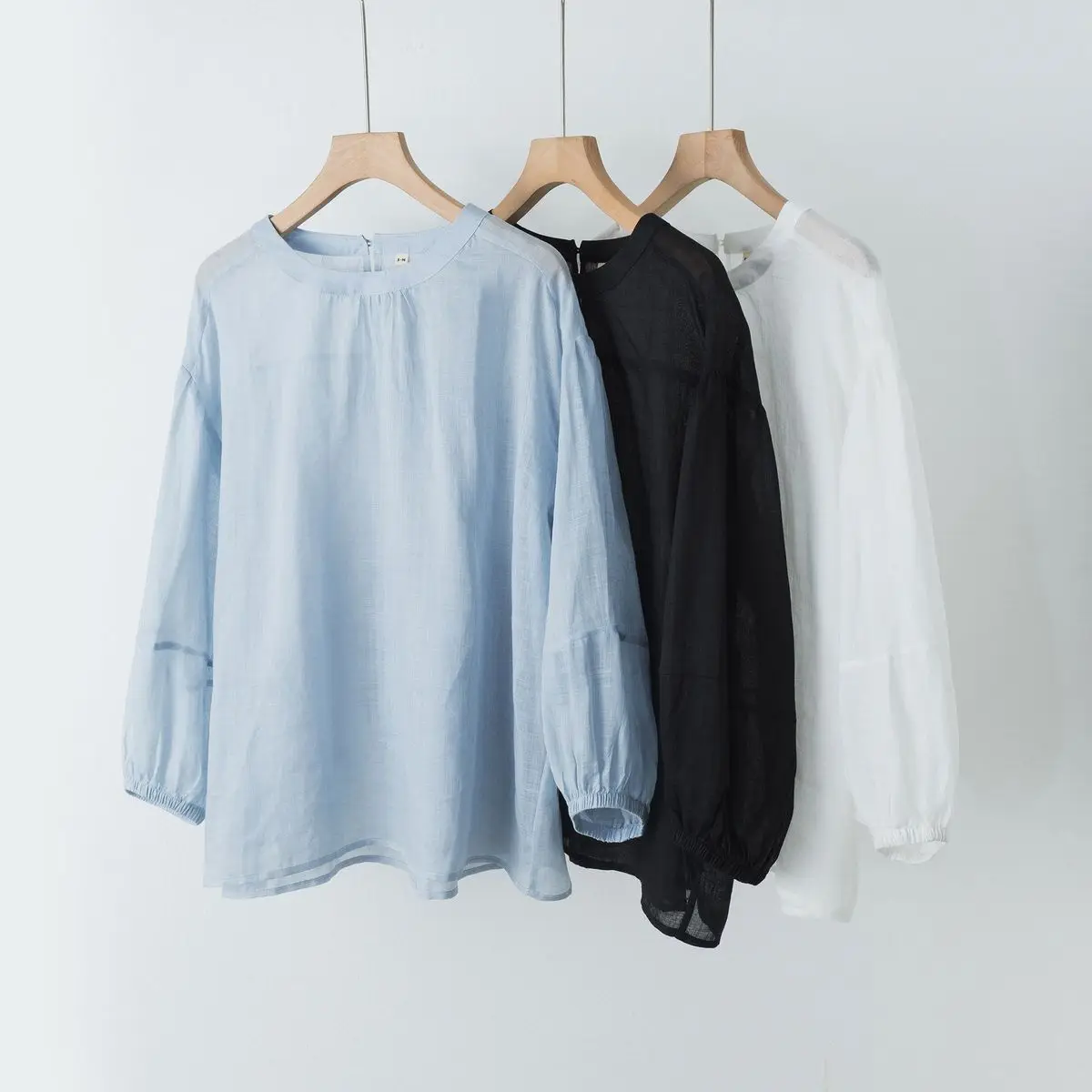 

Dave&di Loose And Age Reducing Shoulder Lantern Sleeves, Transparent Thin Cover Shirt Top Blouses Women's Clothes Shirts Tops