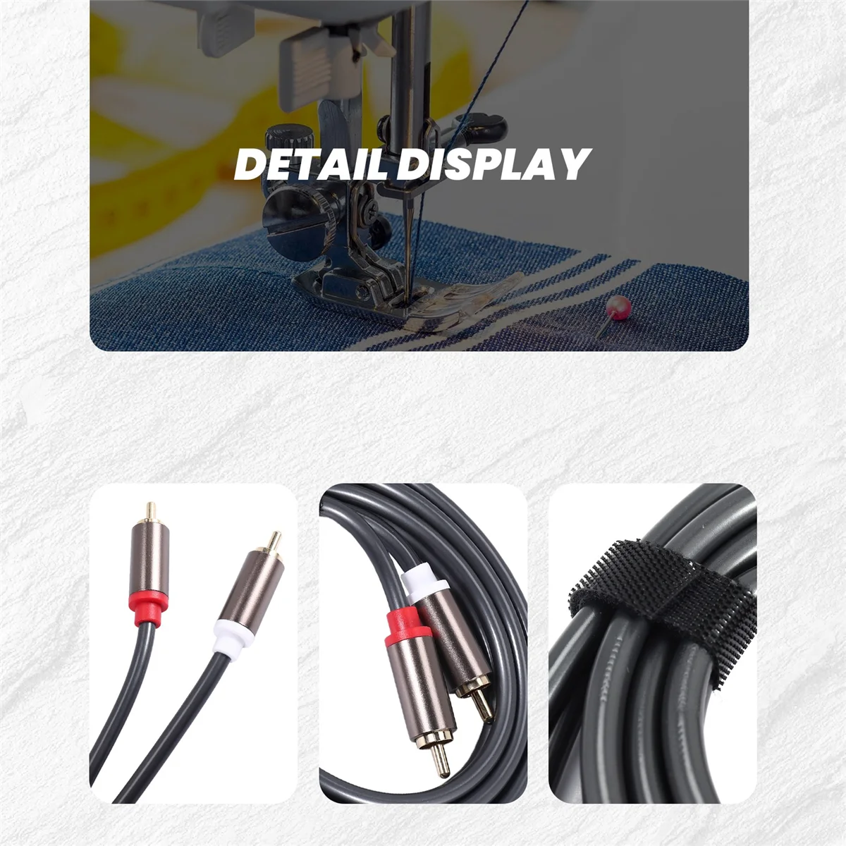 LHMQ Suspended Edge Guide for Juki Lu-1508 Lu-1510 Industrial Sewing Machin Gb-6 Accessories Parts