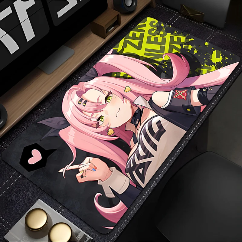 

Mouse Pads Z-zenless Zone Zero Nicole Demara Desk Mat Protector Gaming Mousepad Office Table Decor Keyboard Long Pad Gamer Mats
