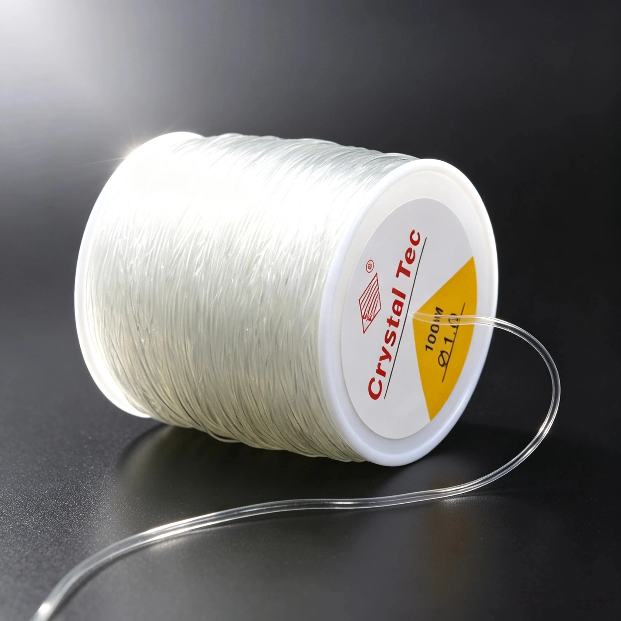 100 yd 0,5 0,8 1mm Hohe Elastische Perlen Schnur String Kristall Faden für Schmuck Machen DIY Halskette Armband Zubehör Großhandel – Detail 5