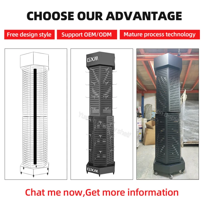 Custom.YX مخصص من جانب واحد خفيف واجب الخشب المعدني رائع رفوف التخزين عرض متجر بيع بالتجزئة الصلب عرض موقف