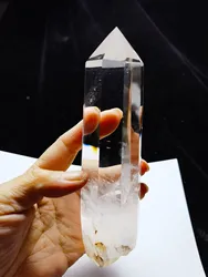 Natural Himalaya Clear Quartz Crystal Point Meditation Reiki Healing Lemurian Stick Ornaments Home Decor Gift