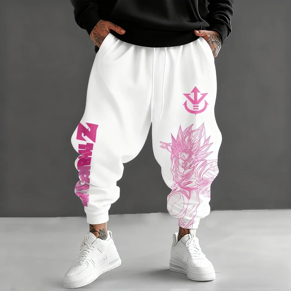 

Аниме Dragon Ball, черные спортивные брюки с принтом Гоку, осень/зима 2022, новые свободные повседневные брюки из чистого хлопка в американском стиле Ins