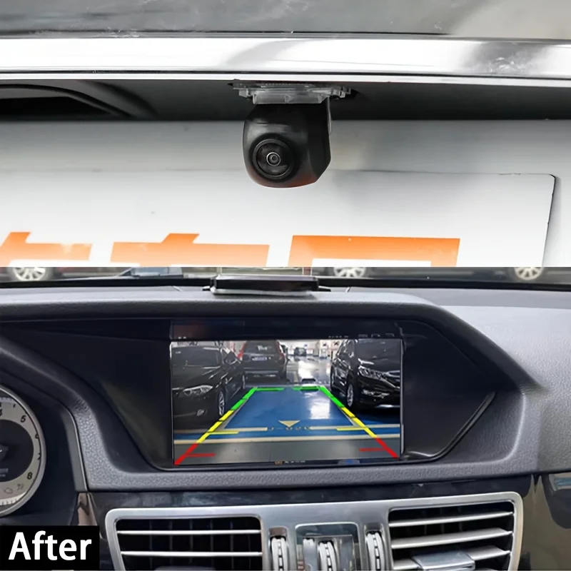 HD Backup Camera, Night Vision for Mercedes Benz A-Class W176 2012-2018, ML 250 2012-2018, Bracket License Plate Light