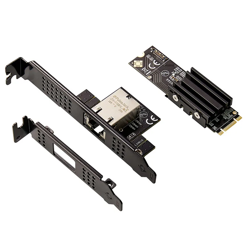 Imagem -03 - Adaptador Ethernet Marvell Placa de Rede 10gb 2280 M.2 b Mais m Rj45 Gigabit Chip Aqc113 10g 5g 2.5g Servidor 1000m Placa Lan Nic