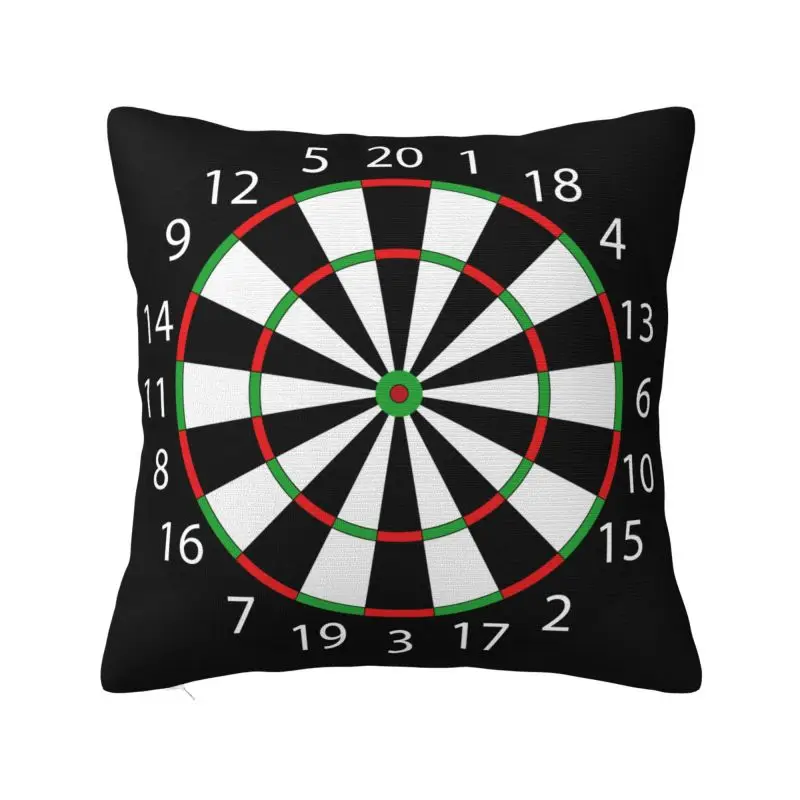 Darts Board Arrow Target Cushion Covers Soft Modern Pillows for Sofa