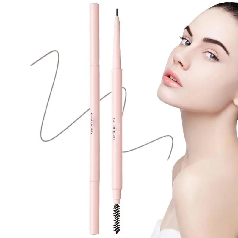 1pcs matita per sopracciglia Ultra Fine precision Brow Definer Long Lasting Waterproof Blonde Brown Eye Brow Makeup 6 colori