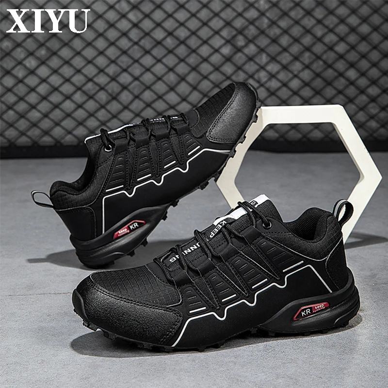 

XIYU непромокаемая походная обувь, мужская уличная спортивная обувь для альпинизма и кемпинга, походная обувь, охотничьи тактические ботинки, мужская обувь для велоспорта
