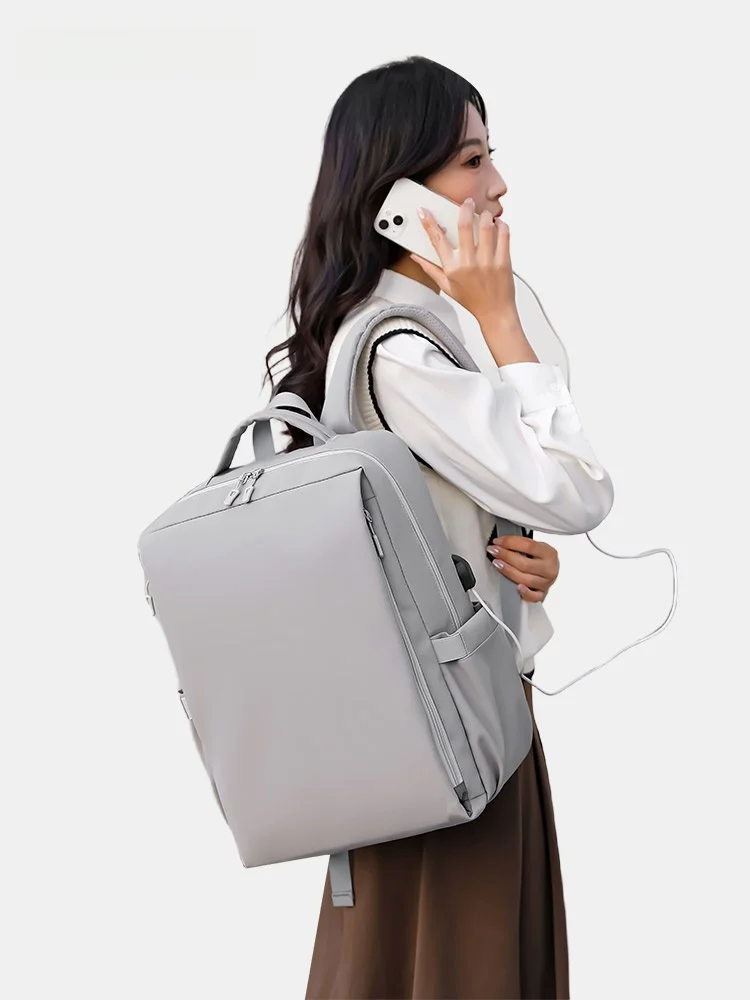 

New Large Capaci Bapa Laptop Bag Commuter Outdoor Travel Bag Student Bookbag Women Casual Simple Sle Double oulder Bag