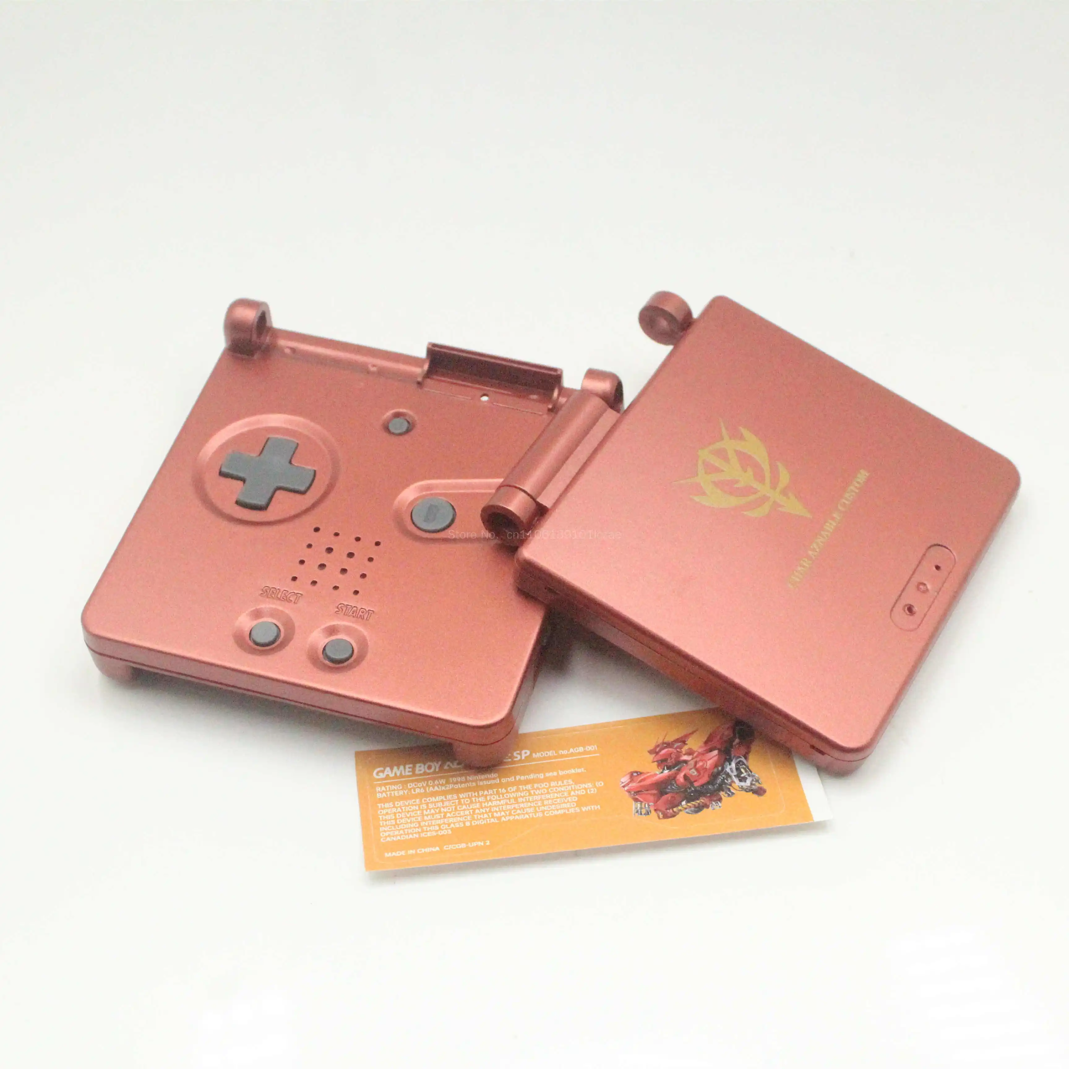 Game Boy Advance SP Replacement Shell GBA SP Shell Printed Custom Diy Housing Case For Retro Handheld Game Console view 6