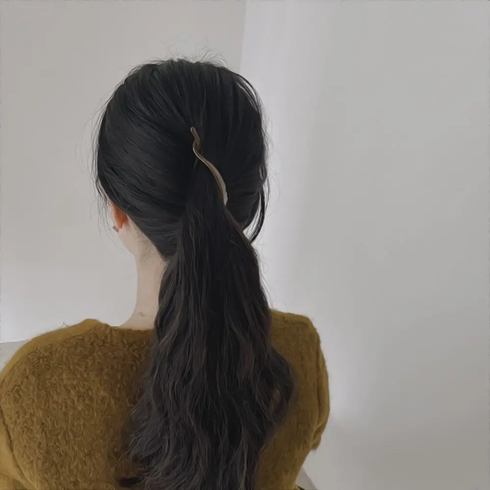 

Simple Elegant Hair Accessories Headwear Female Korean Resin Hairpin Fashion Accessories Vertical Clip Banana Clips