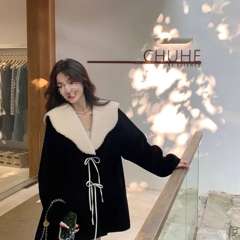 

Твидовый жакет женский, винтажный, в стиле преппи, для кампуса и школы, практичный, антистатический, облегающий, в клетку, чистый, нежный