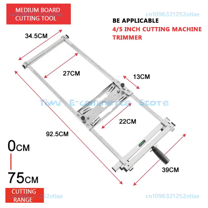 Small woodworking cutting machine edge guide positioning cutting board tool electric circular saw trimming machine BB
