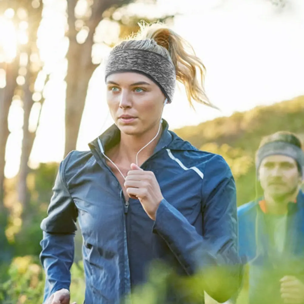 

Набор из 3 эластичных зимних повязок на голову для защиты от холода и ветра, дышащие, для бега и занятий спортом на открытом воздухе