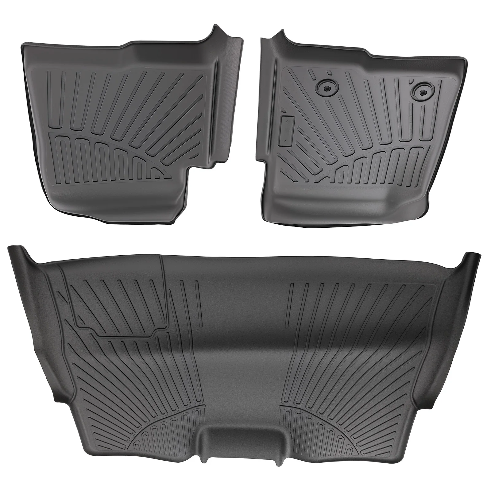 

Коврики для пола (передние и задние) для Ford F-150 SuperCrew Cab 2010-2014, черные, из TPE