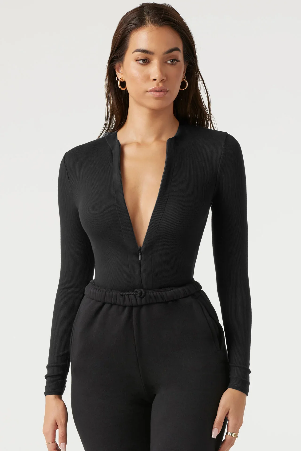 2025 Herbst Winter Neue Damen-Overalls Eng anliegender Strick-Overall mit Reißverschluss-Oberteil Y2k-Damenbekleidung – Detail 22